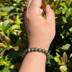 MONEY MAGNET | Pyrite Beaded Bracelet