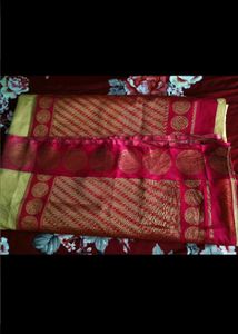 cotton silk saree with blouse