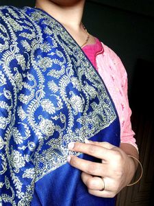 Elegant Blue Dupatta/ shawl