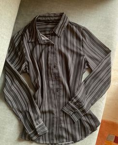 Striped Button-Down Shirt