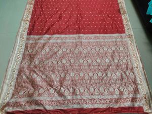 Red & Gold Banarasi Silk Saree