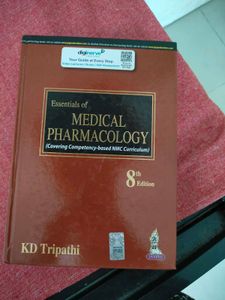 Medical Pharmacology by KD Tripathi - 8th Edition