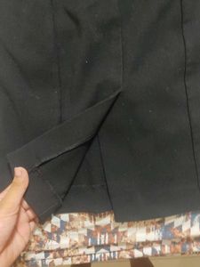 Chic Black &amp; White Sheath Dress