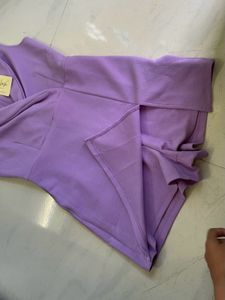 Chic Lavender Skort Dress