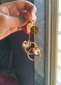 Imported Golden Long Earrings