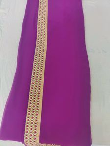 Purple Coloured Saree