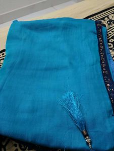Elegant Blue Saree