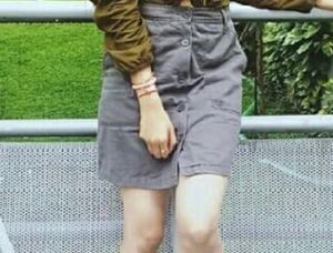 Button Up Skirt