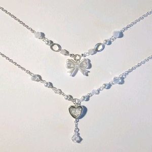 Silver Charm Necklaces