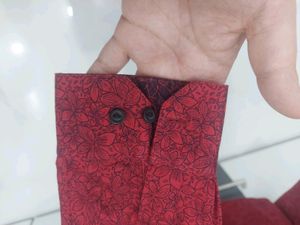 Partywear Red Shirt