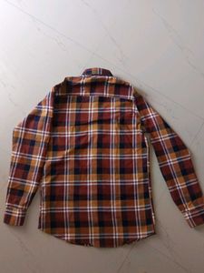 Brown Plaid Casual Shirt