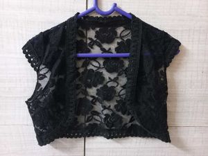 Black Lace Bolero Shrug