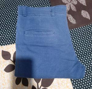 MAN NEW COTTON NAVY BLUE JENS  PANT+T SHIRT COMBO
