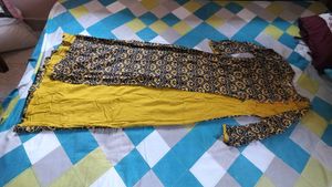 Patterned Midi Dress