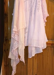 Blush Beaded Floral Top