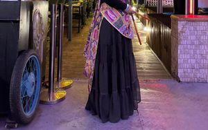 Tiered Black Skirt