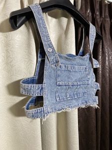 Denim Crop Top