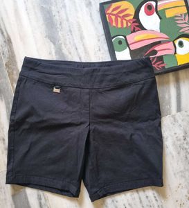 Black High Waist Shorts