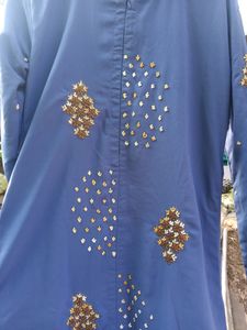 Blue Party Wear Gown For Girls