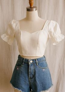 Crop Top+ shorts SET