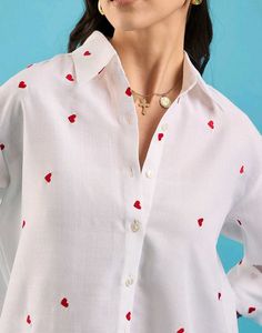 Hand Embroidered Shirt ❤️