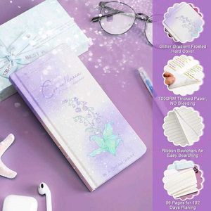 Retro Shimmer Hard Bound Diary - ( 1pc )