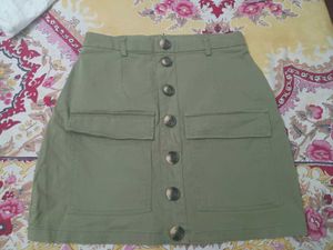 Olive Green Skirt