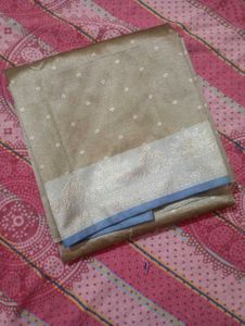 Elegant Saree design kurti fabric