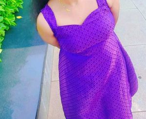 Purple Party Dress