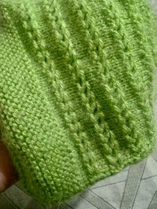 Green Knit Socks