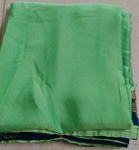 2 Green Rajnandni Saree
