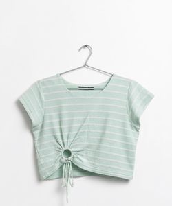 Striped Crop Top