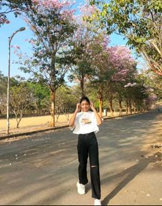Roadster Oversized Crop Tshirt