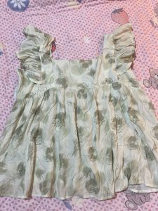 Floral Ruffle Tank Top
