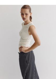 Checkered Pull-on Trouser