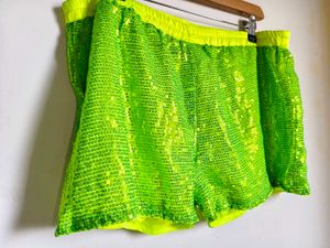 🎁Buy 1, Get 1 Free🎁, Sparkly Green Sequin Shorts