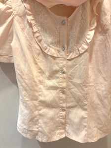 Vintage-Style Beautiful Pink Top