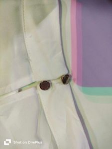 White High Neck Blouse
