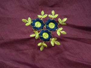 💥💥Embroidery Maroon Anarkali Kurti(XXL)