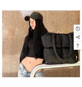 the puffer sqaure tote bag