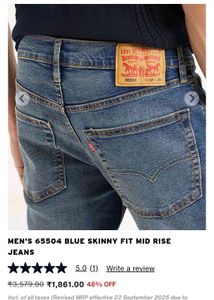 Levi&#39;s Blue Denim Jeans