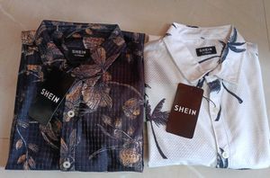 Shein Tropical Print Shirts - Size L