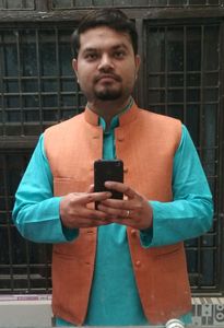 ORANGE COLOUR  Hand Stiched  COATY
