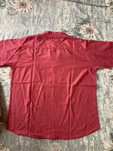 Maroon Kurta