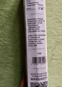 Winston Hair Curling Wand