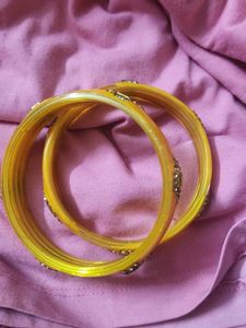 Yellow Bangle Set