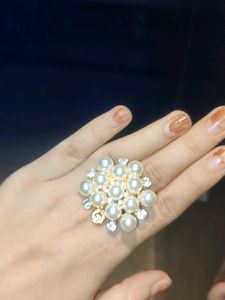 Pearl &amp; Crystal Ring