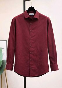 Dark Maroon Formal Shirt
