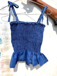 Denim  💙 top