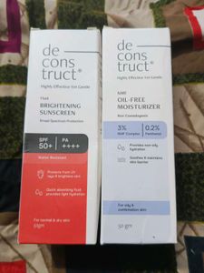 Deconstruct Sunscreen & Moisturizer